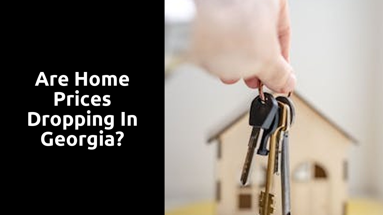 Are home prices dropping in Georgia?