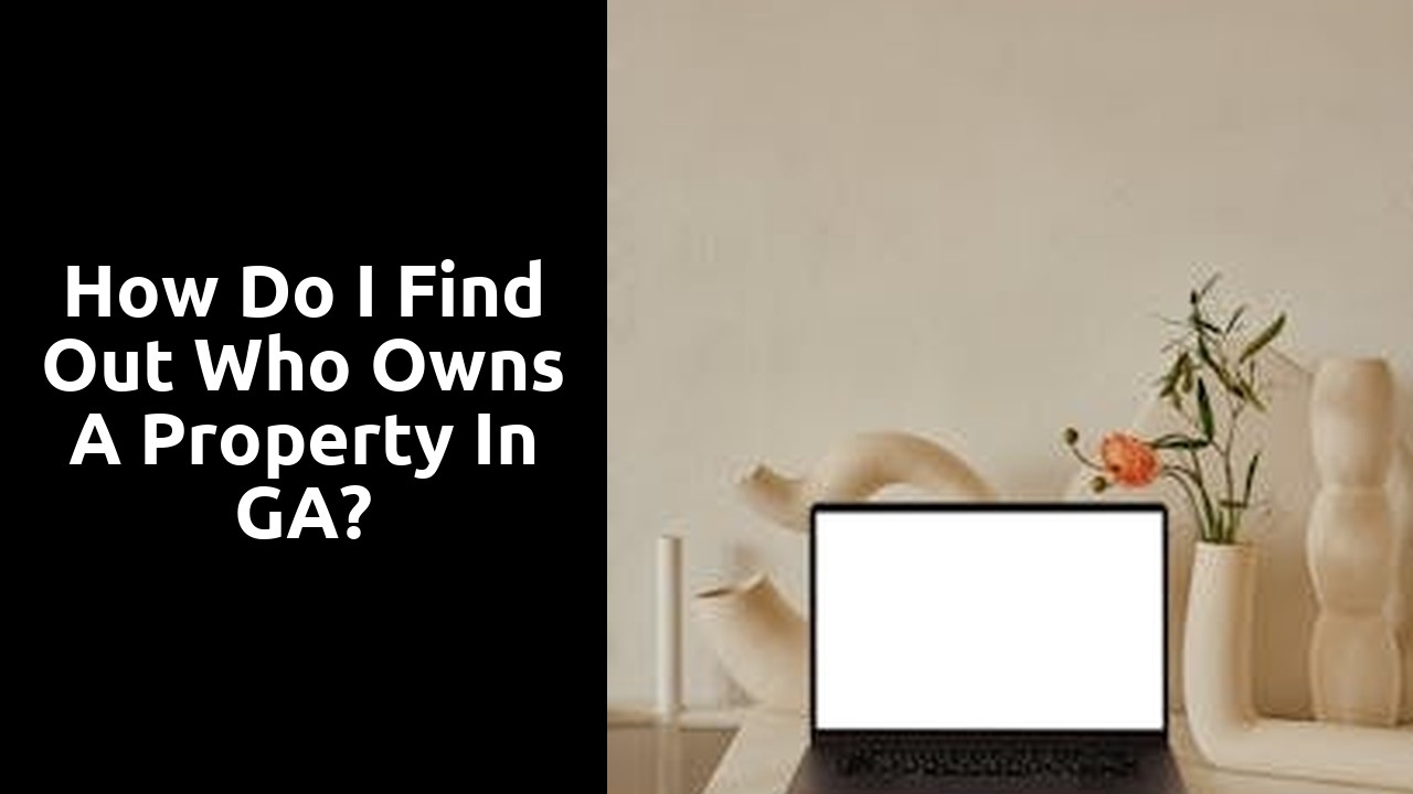 How do I find out who owns a property in GA?